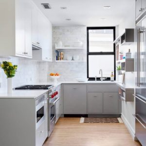 Kitchen Design Grey And White