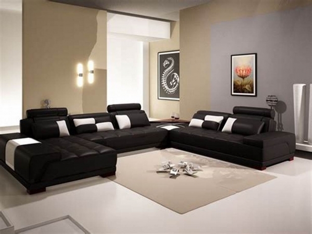 Inspirational Living Room Ideas Black Sofa Picture
