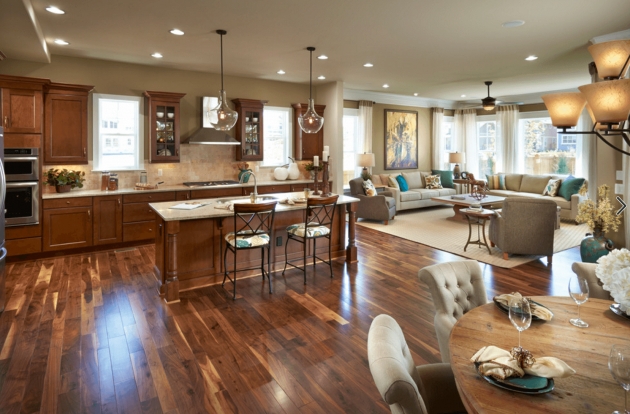 Inspirational Living Room Kitchen Open Concept Image