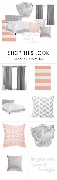 Inspirational Peach And Gray Living Room Decor Picture