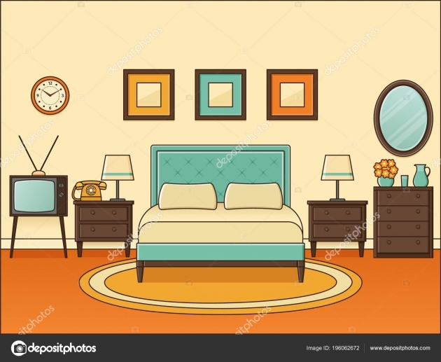 Inspiring Bedroom Design Cartoon Image