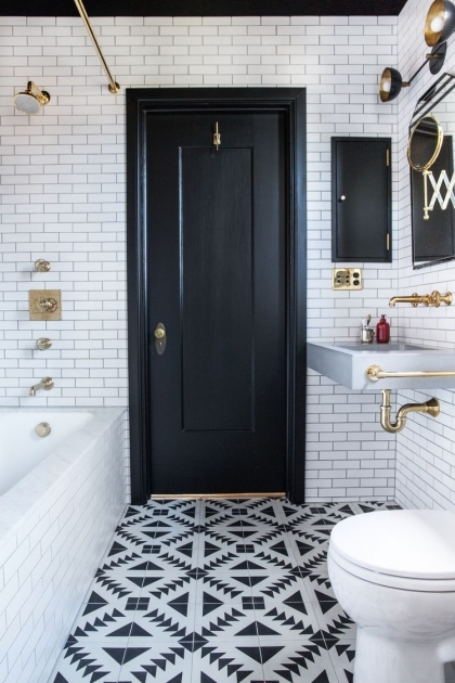 Inspiring Black And White Bathroom Ideas Image