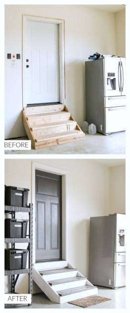 Inspiring Garage Entry Stairs Photo