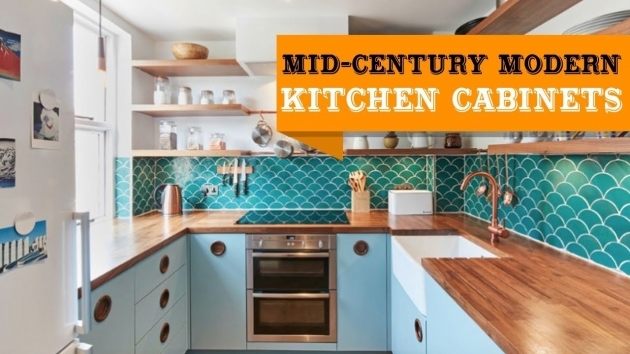 Inspiring Kitchen Cabinets Mid Century Modern Image