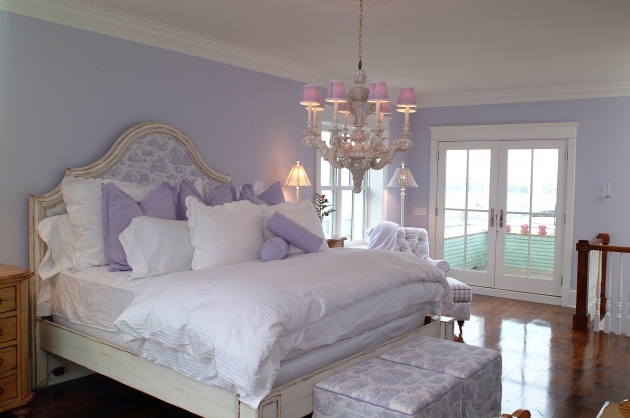 Inspiring Lavender Wall Decor Bedroom Picture