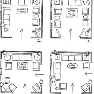 Living Room Interior Floor Plan