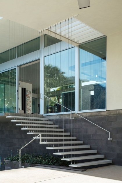 Inspiring Mid Century Modern Exterior Stairs Pic