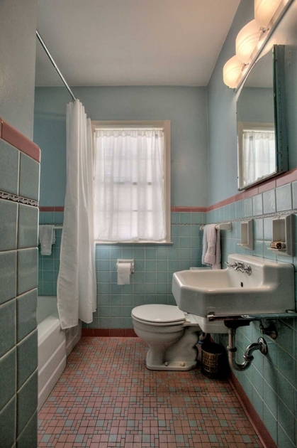 Inspiring Retro Bathroom Decor Photo