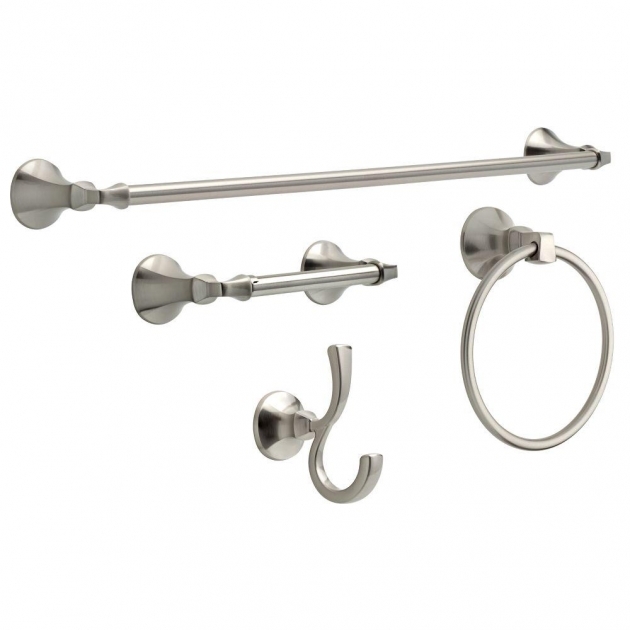 Interesting Bathroom Hardware Sets Satin Nickel Picture