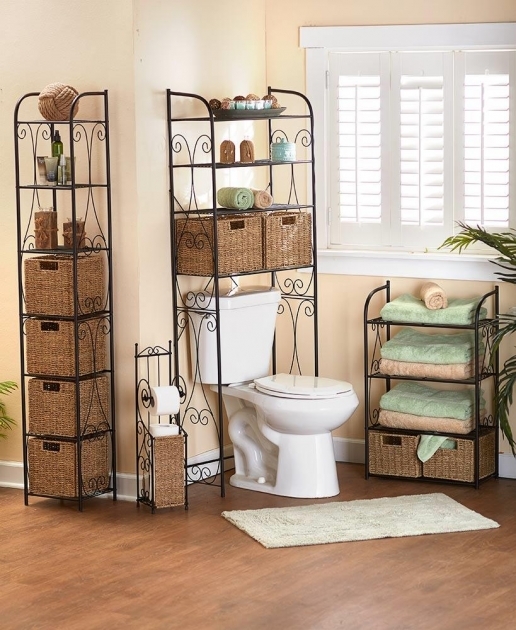 Interesting Bathroom Organizer Furniture Image