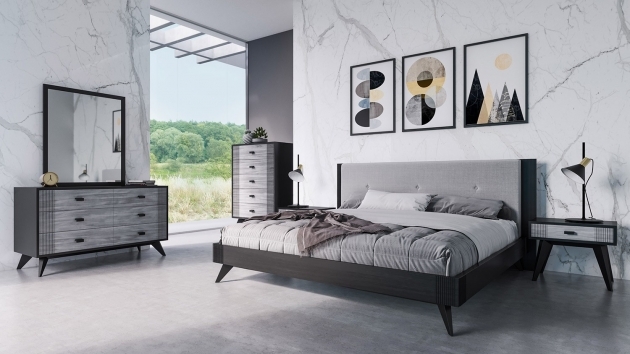 Interesting Bedroom Modern Black Photo