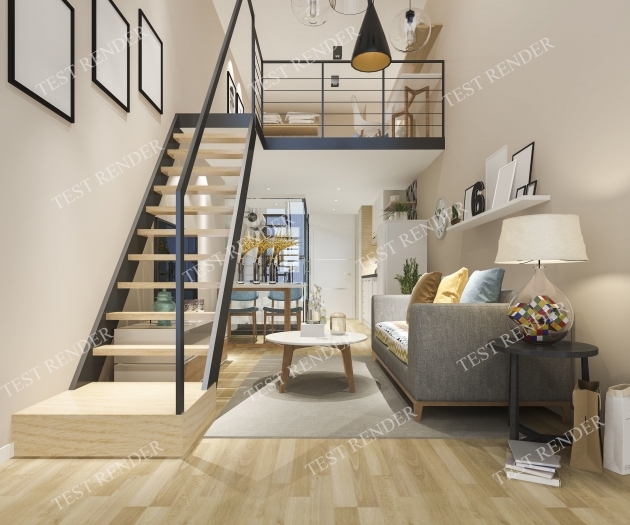 Interesting Design Near Stairs Photo