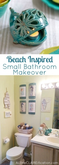 Interesting Diy Beach Bathroom Decor Picture
