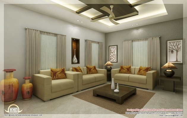 Interesting Kerala Style Living Room Interior Pic