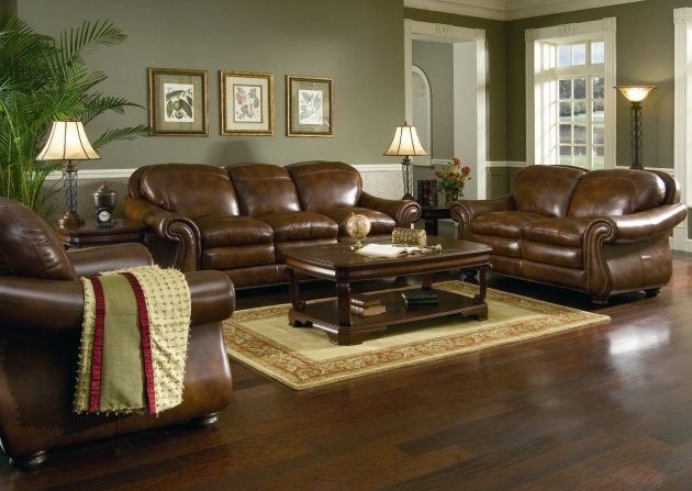 Interesting Leather Living Room Ideas Image