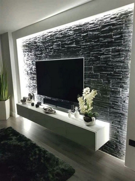 Interesting Living Room Tv Wall Picture