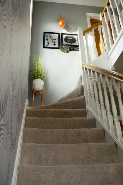 Interesting Modern Colours For Hall Stairs And Landing Photo