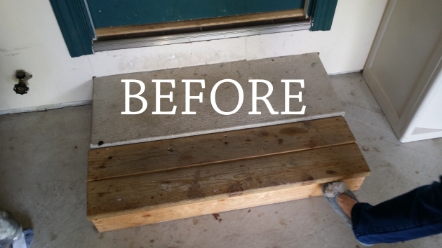 Interesting Staining Garage Stairs Photo
