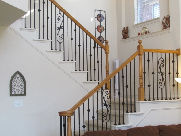Interesting Stairs Wood Grill Image