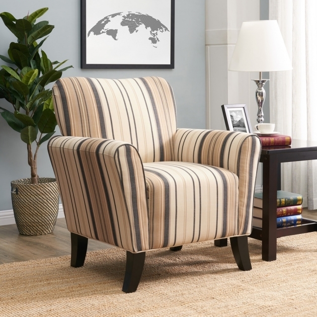 Interesting Striped Living Room Chairs Image