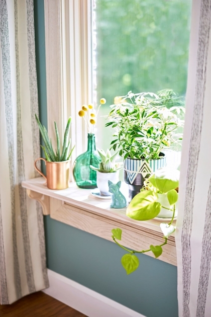 Interesting Window Sill Decor Bedroom Picture