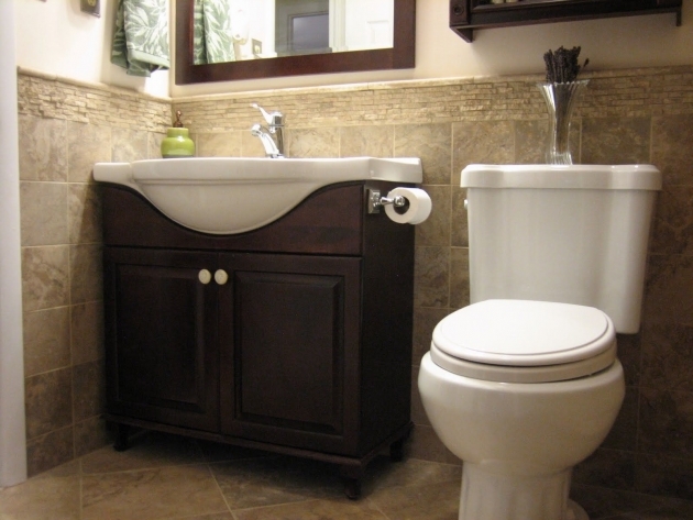 Marvelous Bathroom Half Wall Tile Ideas Image