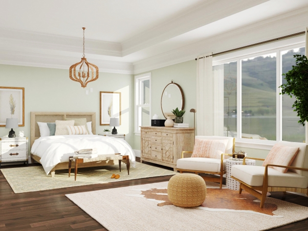Marvelous Large Master Bedroom Design Ideas Image