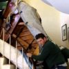 Moving Furniture Up Spiral Stairs