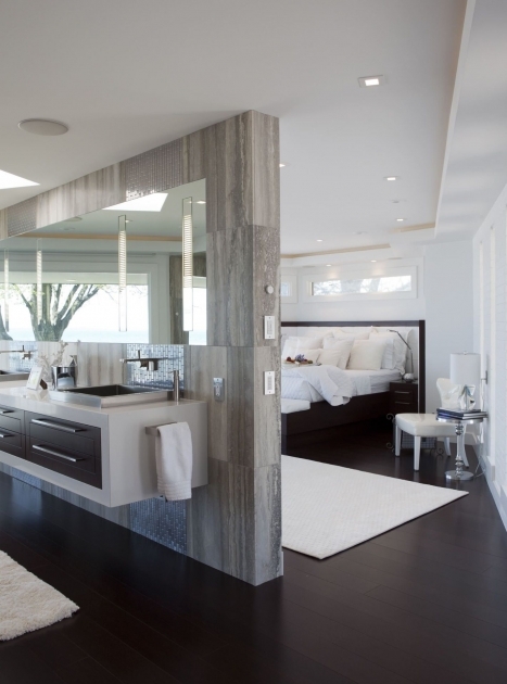 Marvelous Open Master Bedroom And Bathroom Ideas Image
