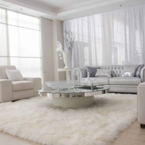 White Living Room Modern Design