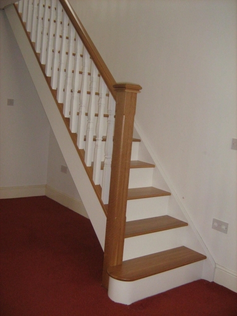 Marvelous White Stairs Wooden Picture