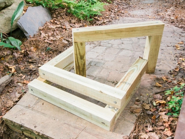 Marvelous Wooden Garden Stairs Picture