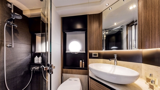 Marvelous Yacht Bathroom Design Image