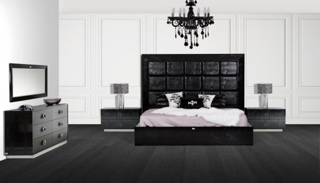 Nice Bedroom Modern Black Pic