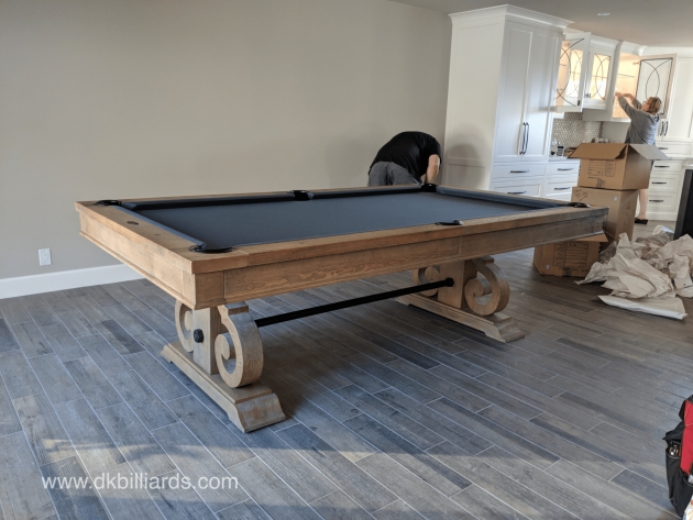 Nice How To Get A Pool Table Upstairs Picture