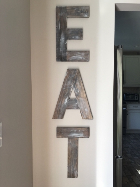 Nice Kitchen Decor Eat Letters Photo
