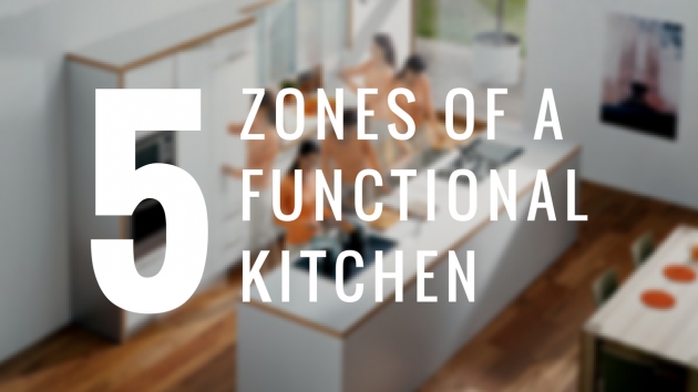 Nice Kitchen Design Zones Picture