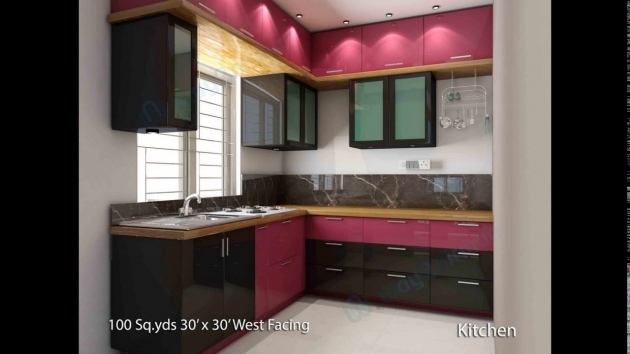 Nice Kitchen Interior For 1 Bhk Photo