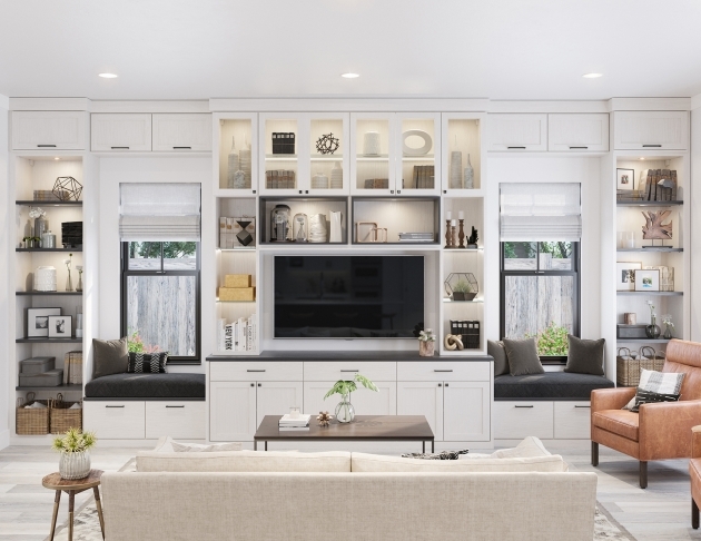 Nice Living Room Cabinet Design Pic