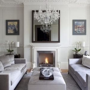Narrow Living Room Layout With Fireplace And Tv