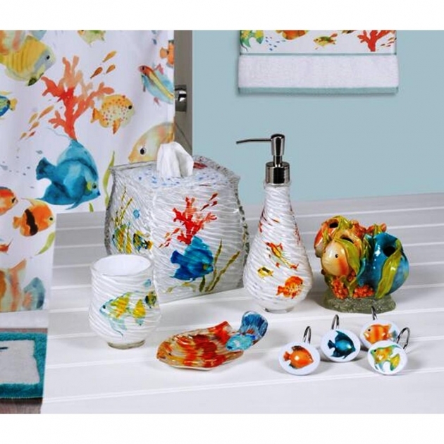 Nice Orange Bathroom Sets Picture