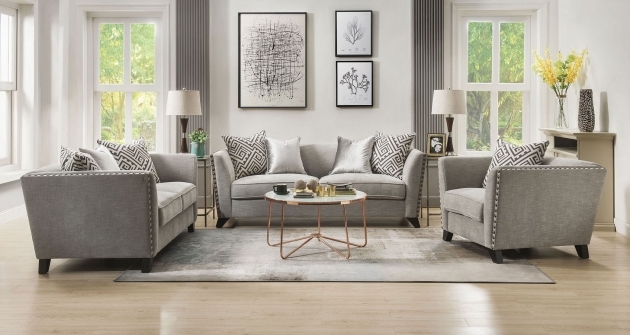 Nice Plush Living Room Sets Image