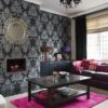 Purple And Silver Living Room Ideas