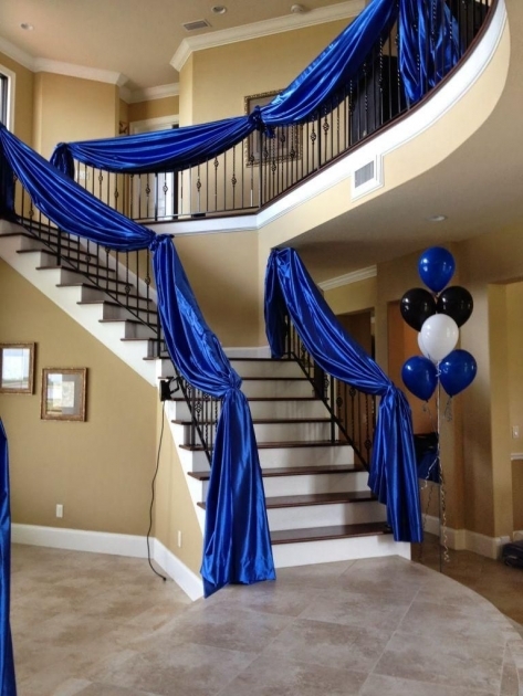 Nice Stairs Decor For Party Pic