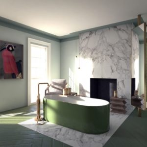 Avocado Bathroom Modern