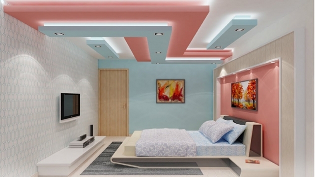 Outstanding Bedroom Ceiling Interior Design Photo