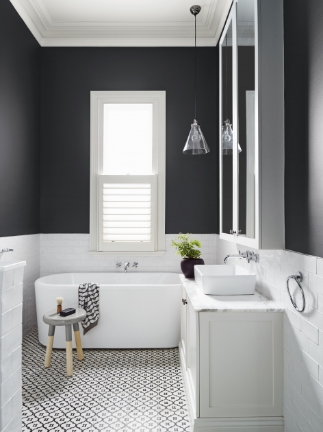 Outstanding Black And White Bathroom Ideas Image