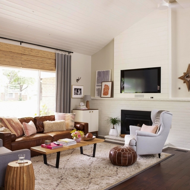 Outstanding Brown Living Room Sofa Pic