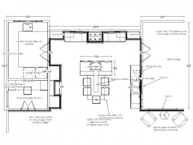 Outstanding Kitchen Plan Design Photo