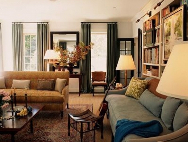 Outstanding Traditional Living Room Interior Design Photo Gallery Picture
